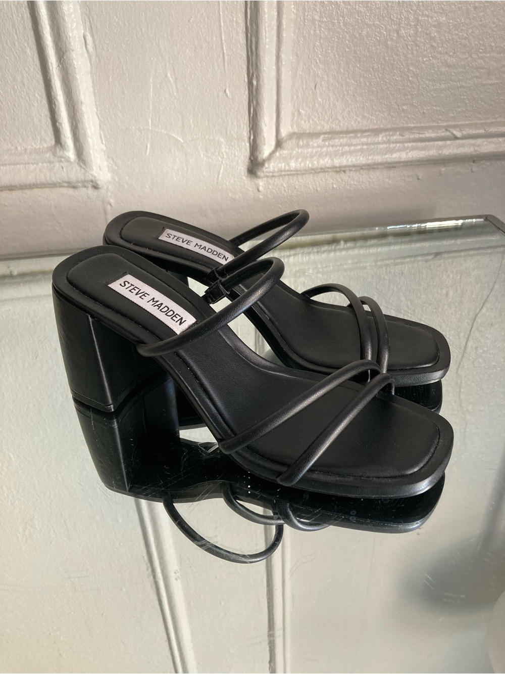 Steve Madden Gemeni Sandals Black